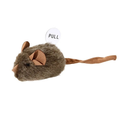Interactive Electric Cat Toy, Simulation Mouse with Sound, Smart Motion Sensor, Self-Playing Kitten Toy for Boredom Relief